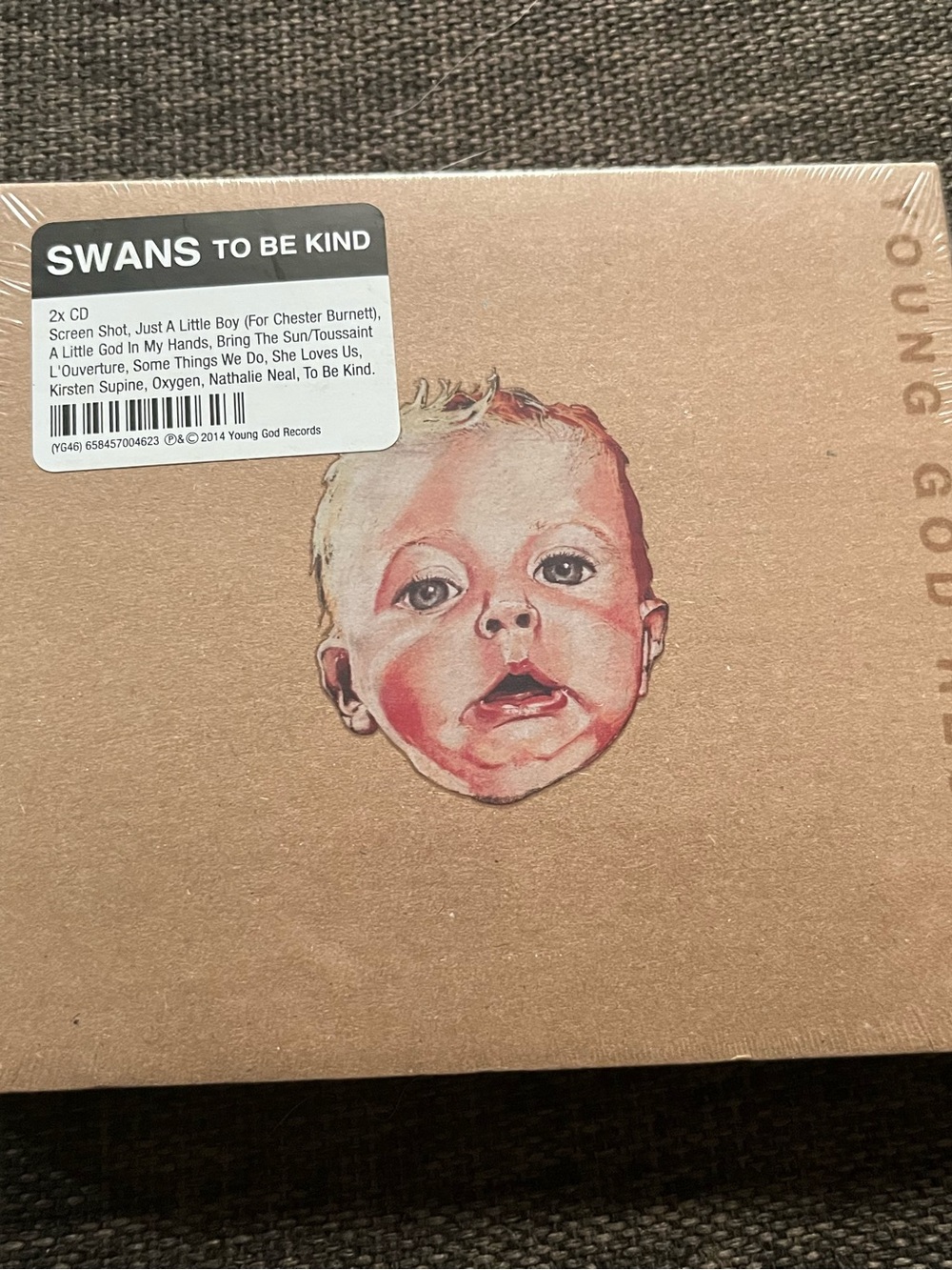 Swans 2CD To Be Kind Album 2014 Rock Young God Records Digipak Brown Sealed